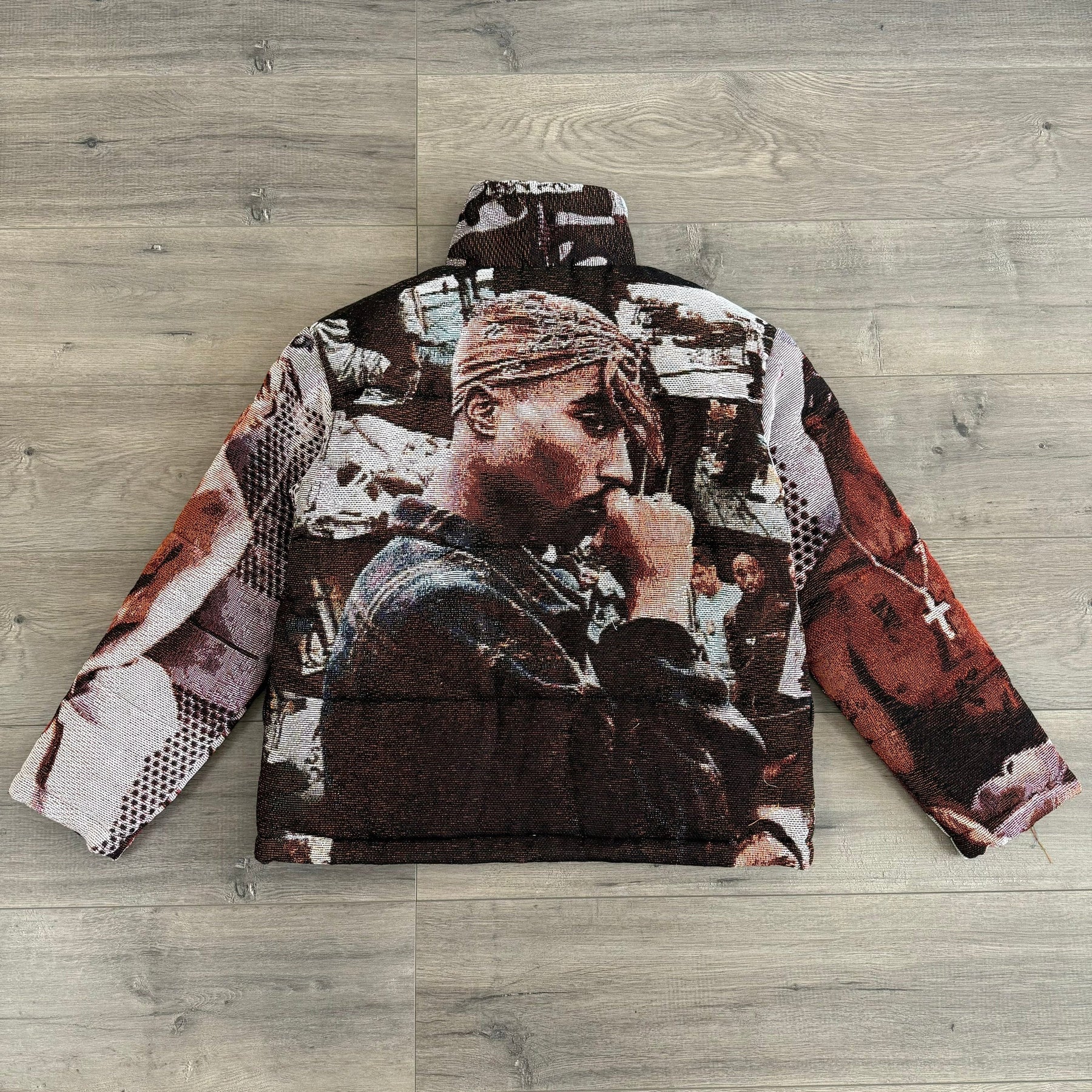 NEW 2PAC TAPESTRY COAT