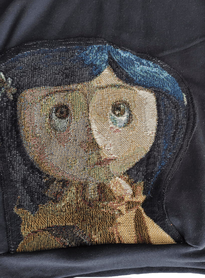 Coraline Jones Patchwork Hoodie -03