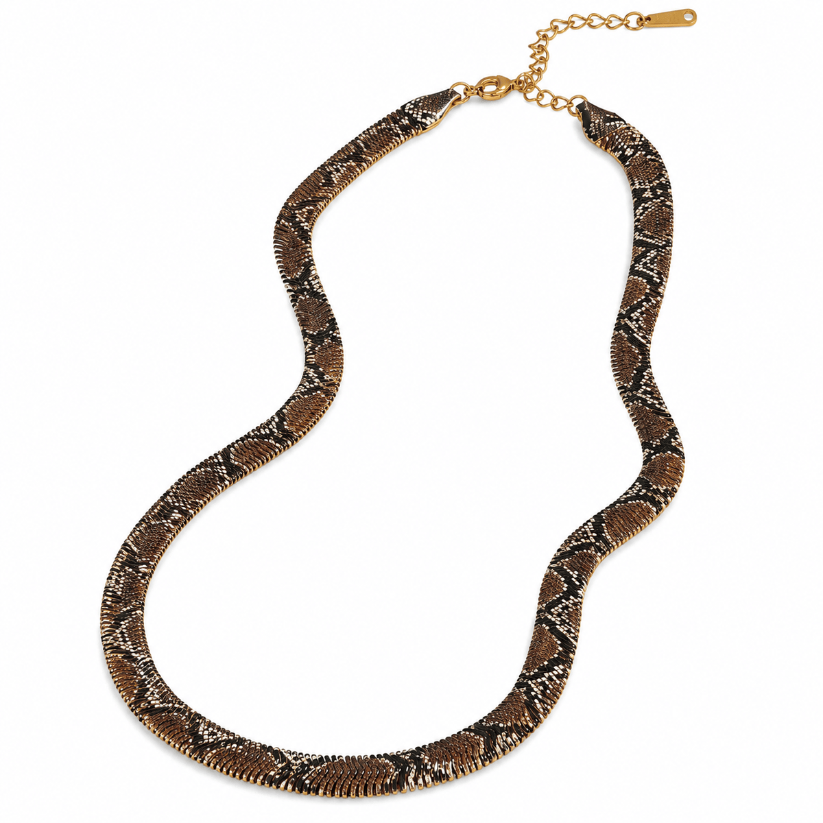 SNAKE PATTERN NECKLACE