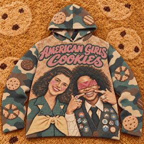 AMERICAN GIRLS COOKIES 2 TAPESTRY HOODIE