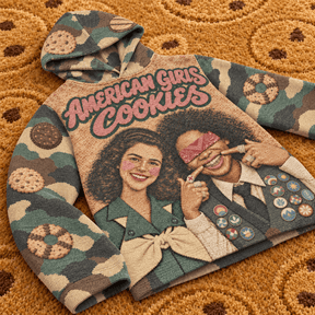 AMERICAN GIRLS COOKIES 2 TAPESTRY HOODIE