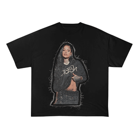 KEHLANI YASHOAH VINTAGE HEAVYWEIGHT PATCH TEE-51318