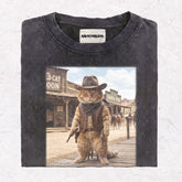 WESTERN CAT HEAVY WEIGHT COTTON TEE-003