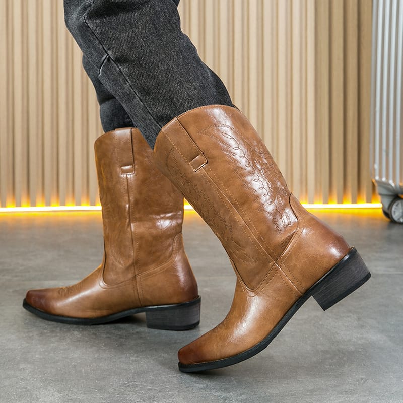 Men's Western Boots-60060