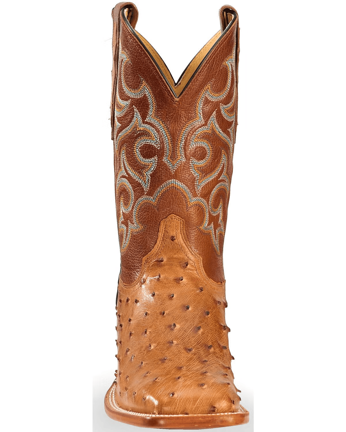 Justin Men's Full Quill Ostrich Western Boots-6004