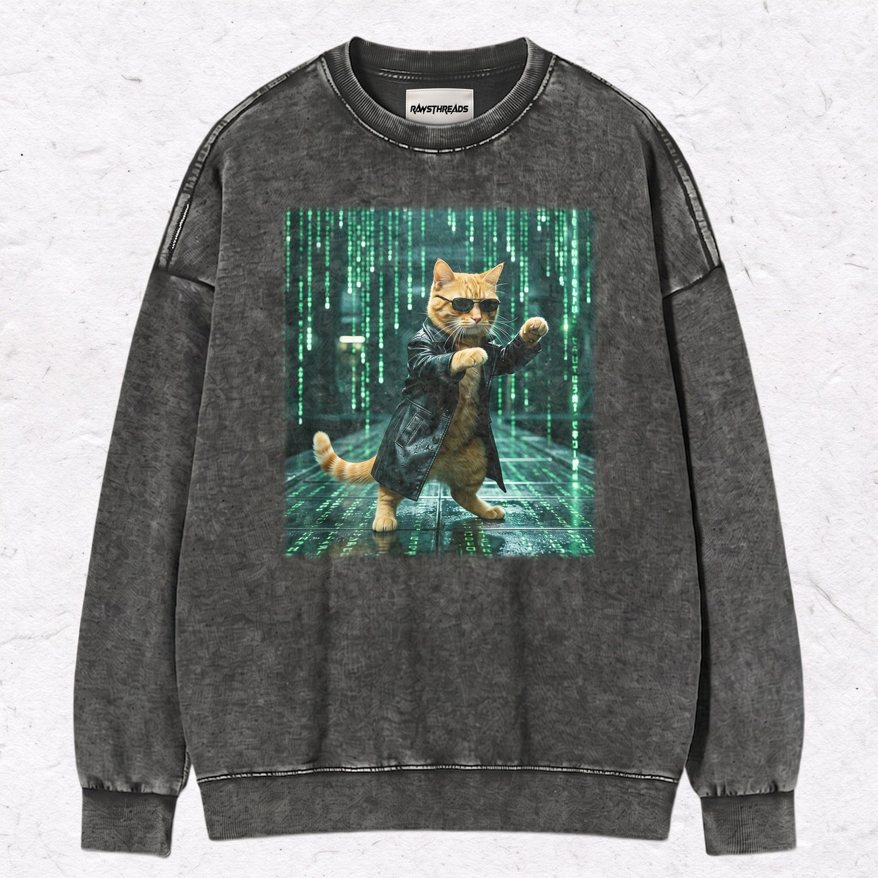 HACKER CAT HEAVY WEIGHT COTTON TEE-004