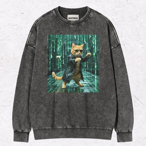 HACKER CAT HEAVY WEIGHT COTTON TEE-004