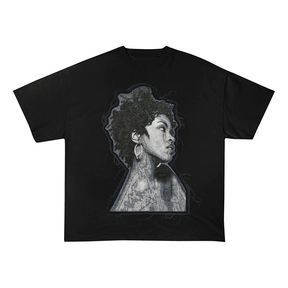 LAURYN HILL FUGEES ERA HEAVYWEIGHT PATCH TEE-51323