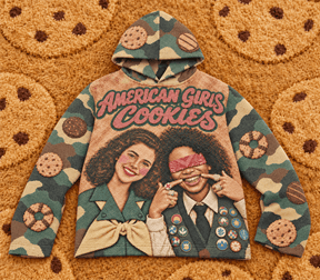 AMERICAN GIRLS COOKIES 2 TAPESTRY HOODIE
