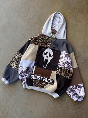 Varsity Slasher Patchwork Hoodie -01