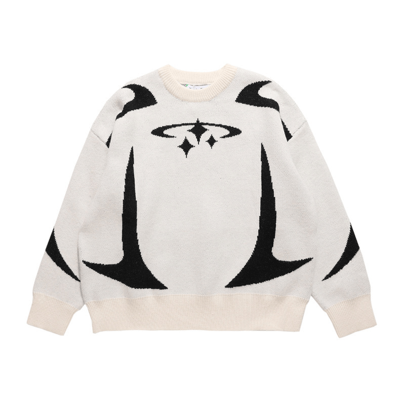 Cosmic Smile Graphic Knit Sweater