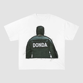KANYE WEST DONDA ALBUM HEAVYWEIGHT PATCH TEE-51328