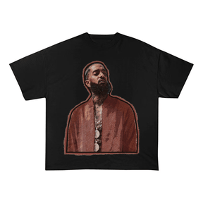 NIPSEY HUSSLE WEST COAST LEGEND HEAVYWEIGHT PATCH TEE-51329