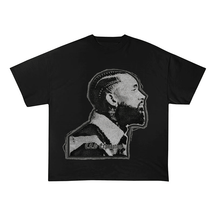 NIPSEY HUSSLE C.E.O EXPEDITION SIDE PROFILE HEAVYWEIGHT PATCH TEE-51330