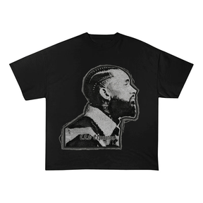 NIPSEY HUSSLE C.E.O EXPEDITION SIDE PROFILE HEAVYWEIGHT PATCH TEE-51330