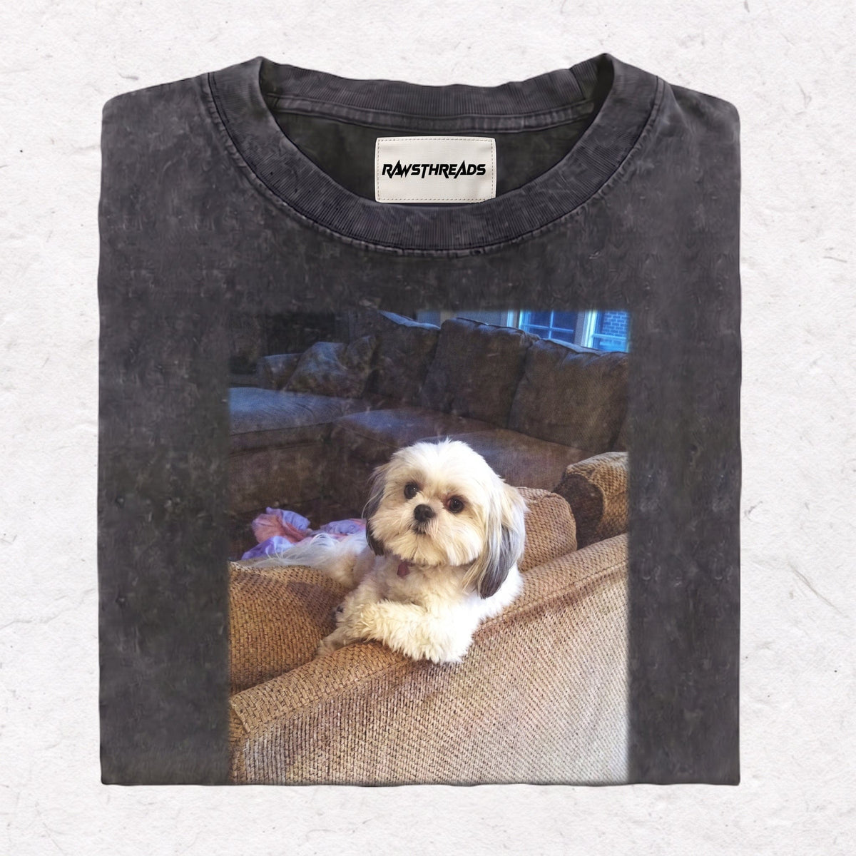 WACKY DOG HEAVY WEIGHT COTTON TEE-005