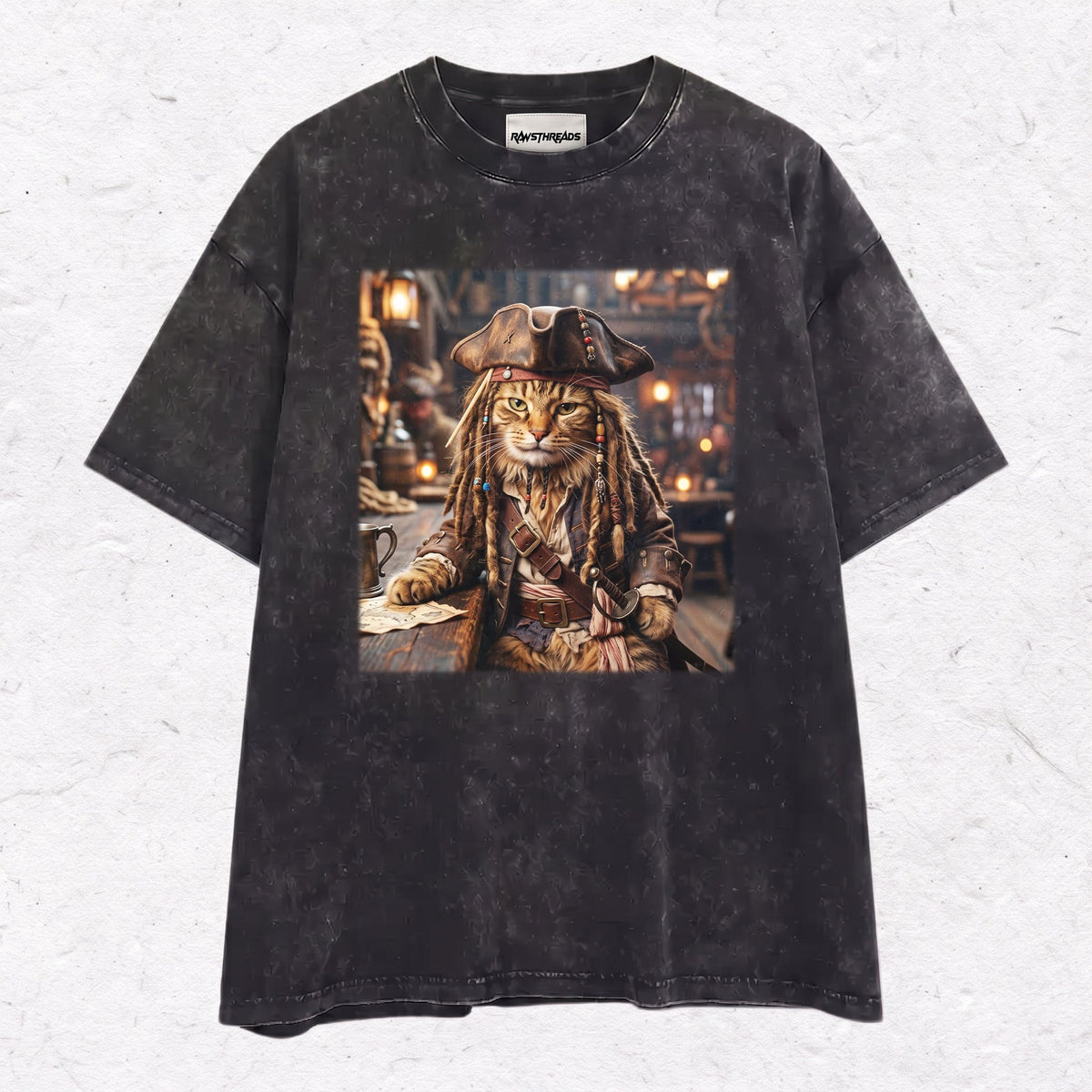 JACK CAT HEAVY WEIGHT COTTON TEE-006
