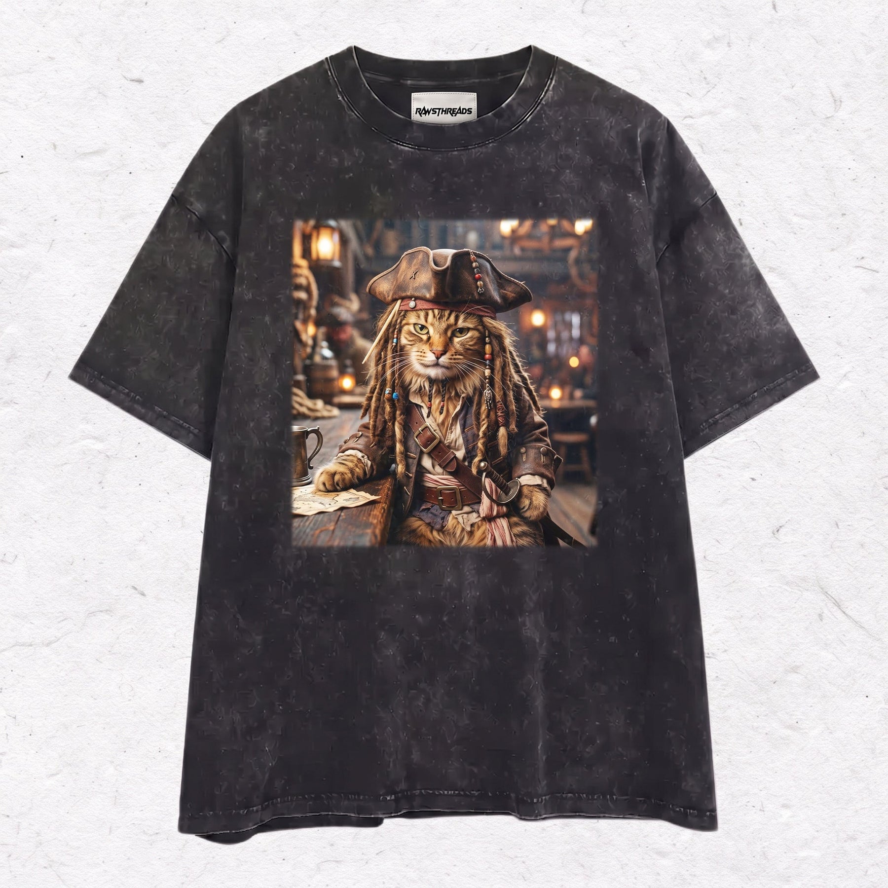 JACK CAT HEAVY WEIGHT COTTON TEE-006