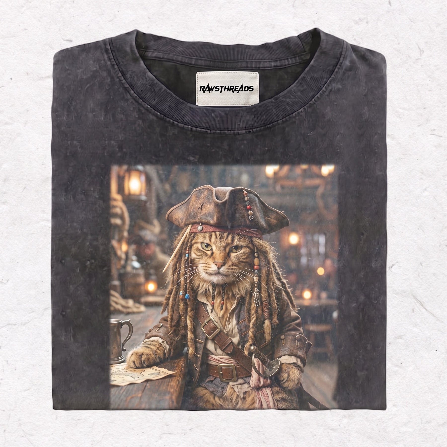 JACK CAT HEAVY WEIGHT COTTON TEE-006