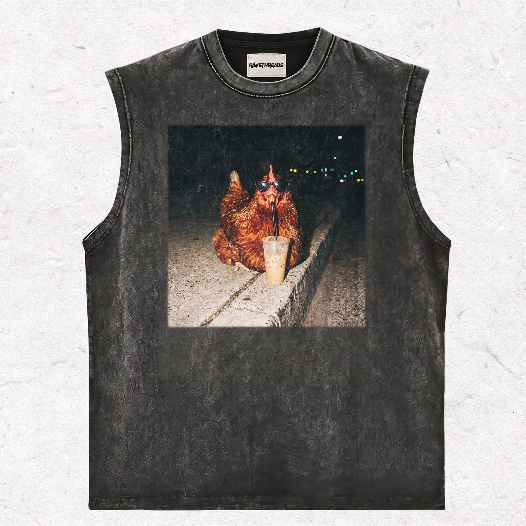 WACKY CHICK HEAVY WEIGHT COTTON TEE-007