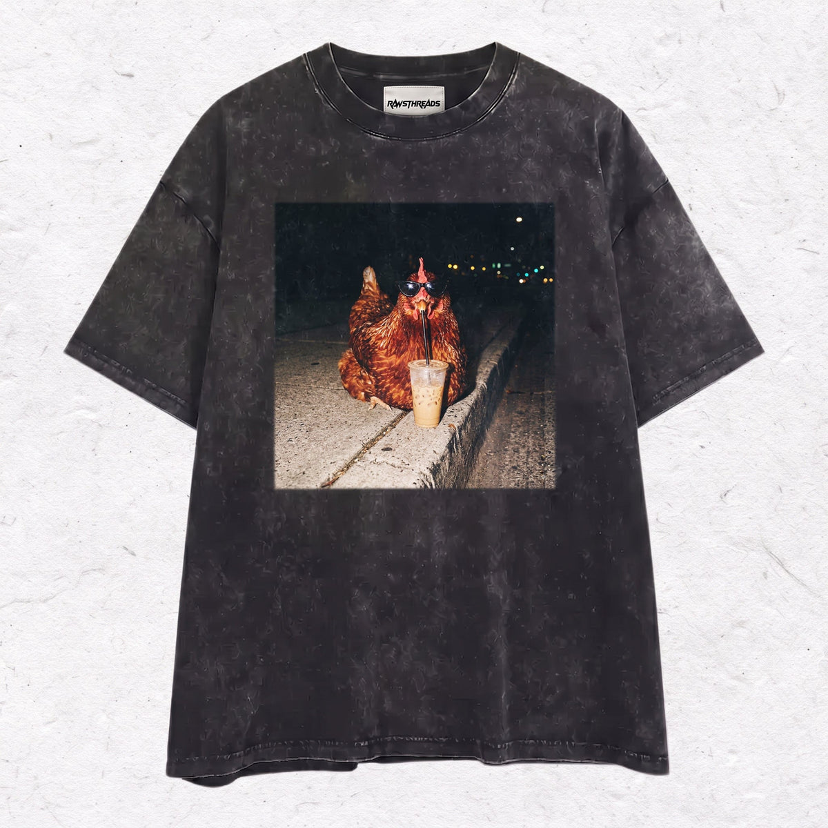 WACKY CHICK HEAVY WEIGHT COTTON TEE-007