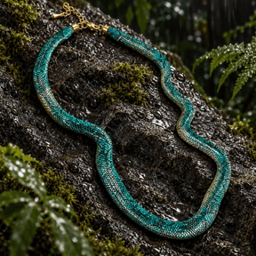 SNAKE PATTERN NECKLACE