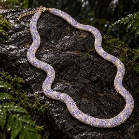 SNAKE PATTERN NECKLACE
