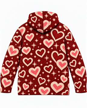 RED AMERICAN GIRLS COOKIES  TAPESTRY HOODIE