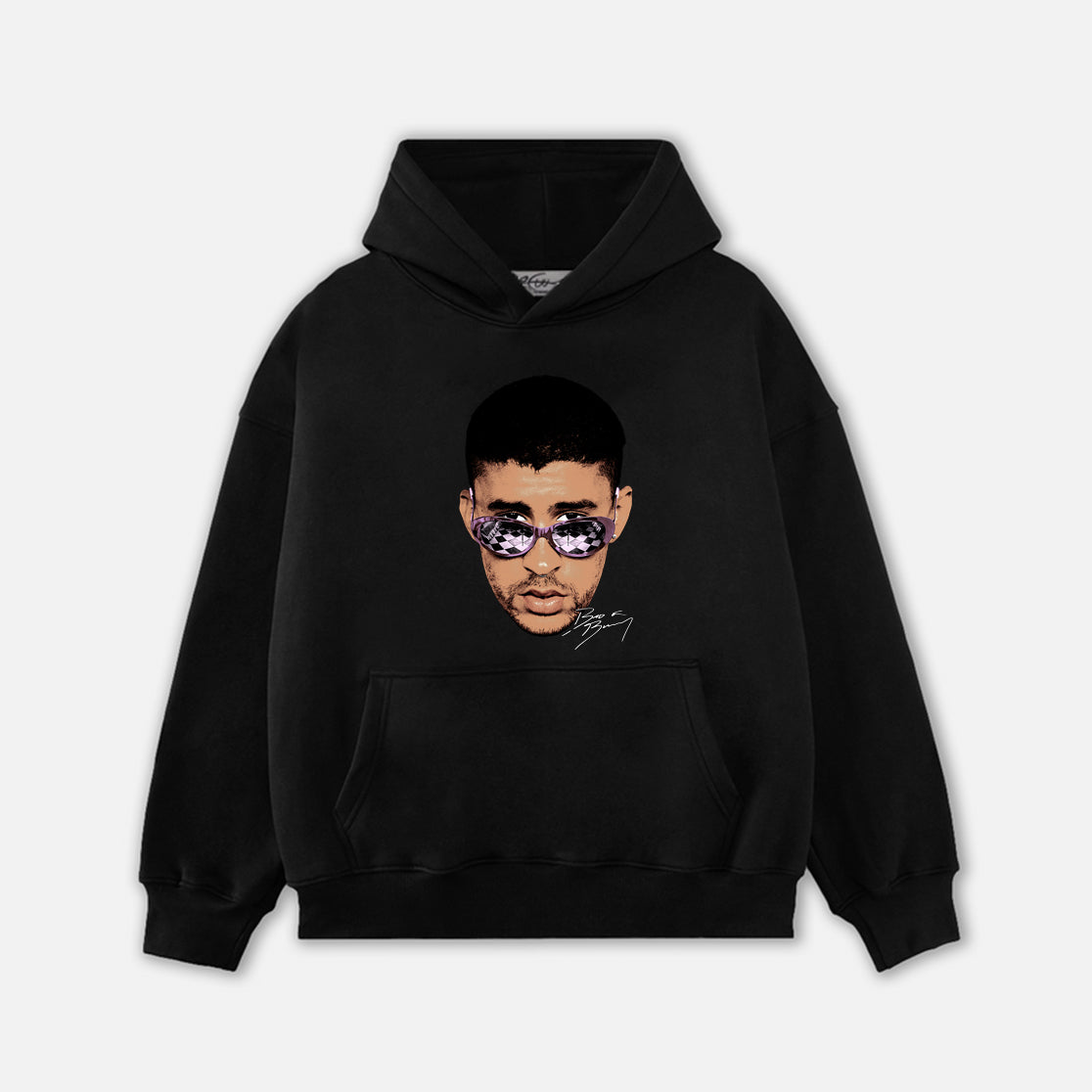 BADBUNNY HEAD HOODIE-1067