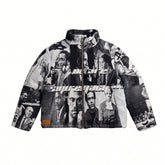 BLACK LEADER TAPESTRY COAT