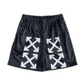 BLACK OW MESH SHORTS-8726