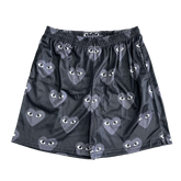 B&GREY CDG MESH SHORTS-8734