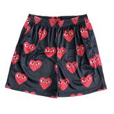 B&RED CDG MESH SHORTS-8733