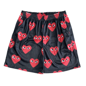 B&RED CDG MESH SHORTS-8733