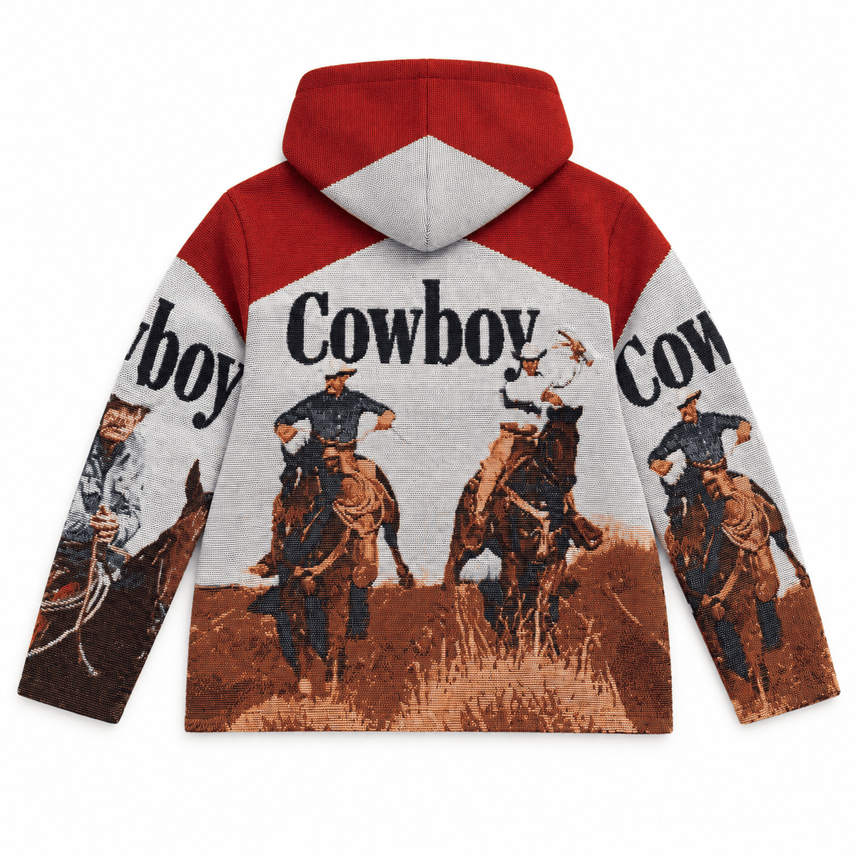COWBOY TAPESTRY HOODIE