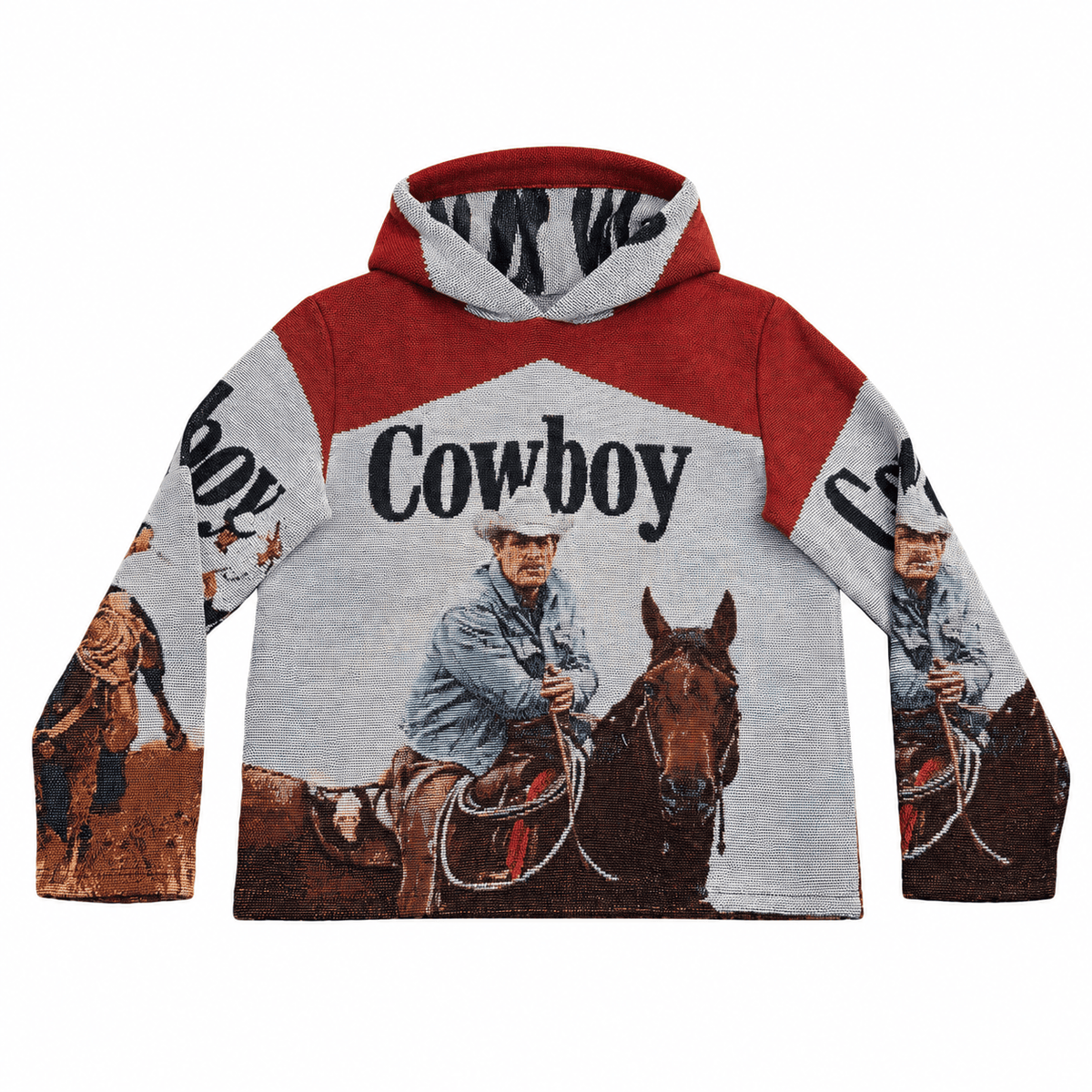 COWBOY TAPESTRY HOODIE