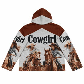 COWGIRL TAPESTRY HOODIE