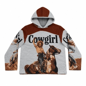 COWGIRL TAPESTRY HOODIE
