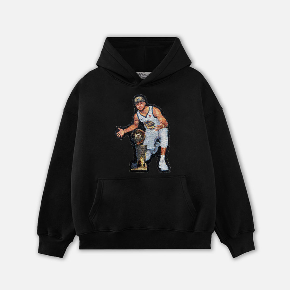 CURRY TAPESTRY PATCH HOODIE-9033