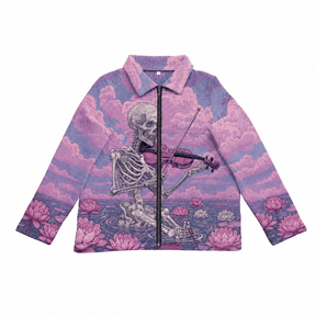 VIOLIN SKULL TAPESTRY JACKET