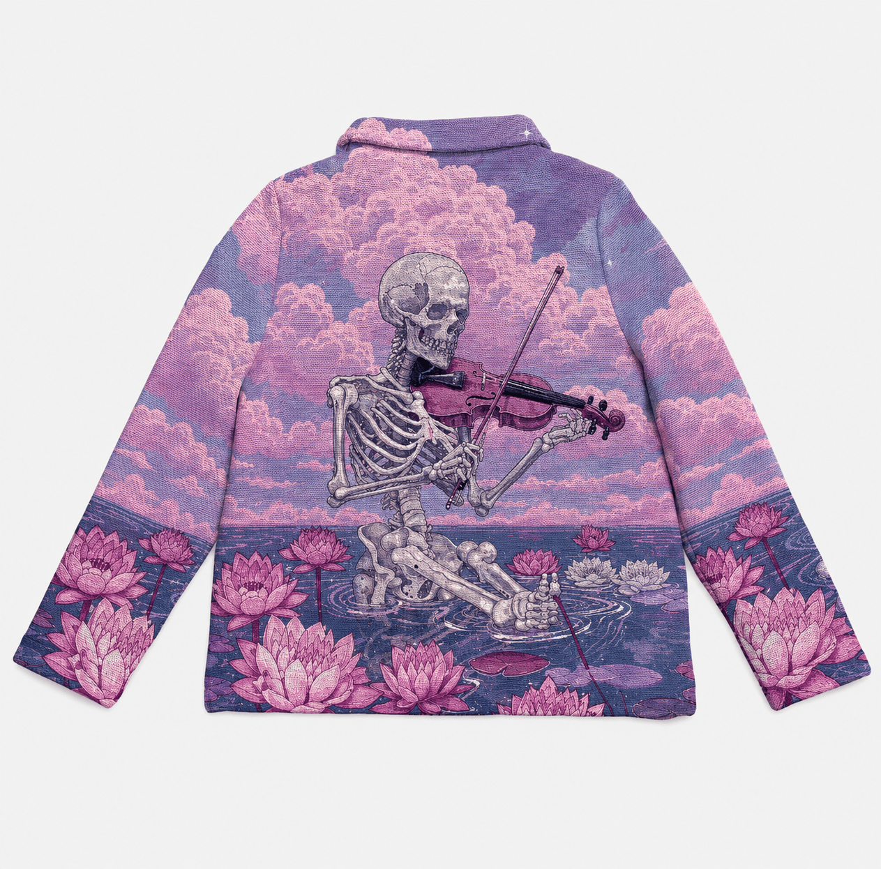 VIOLIN SKULL TAPESTRY JACKET