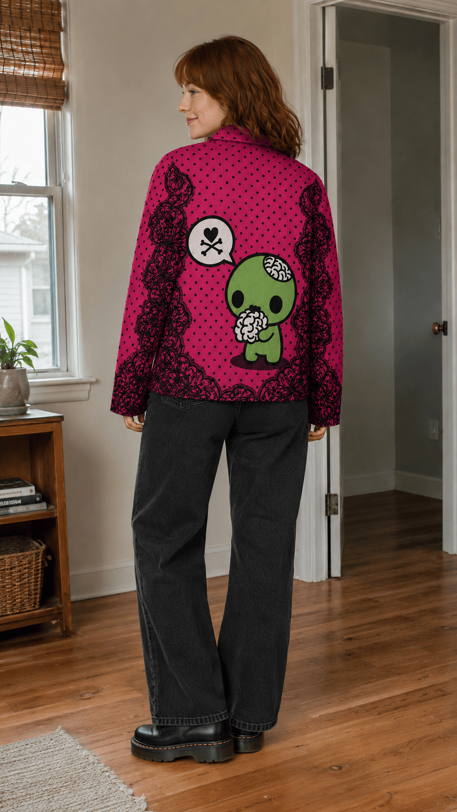 CUTE ZOMBIE TAPESTRY JACKET