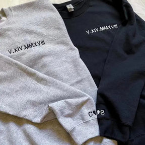 Custom Roman Numeral Sweatshirt