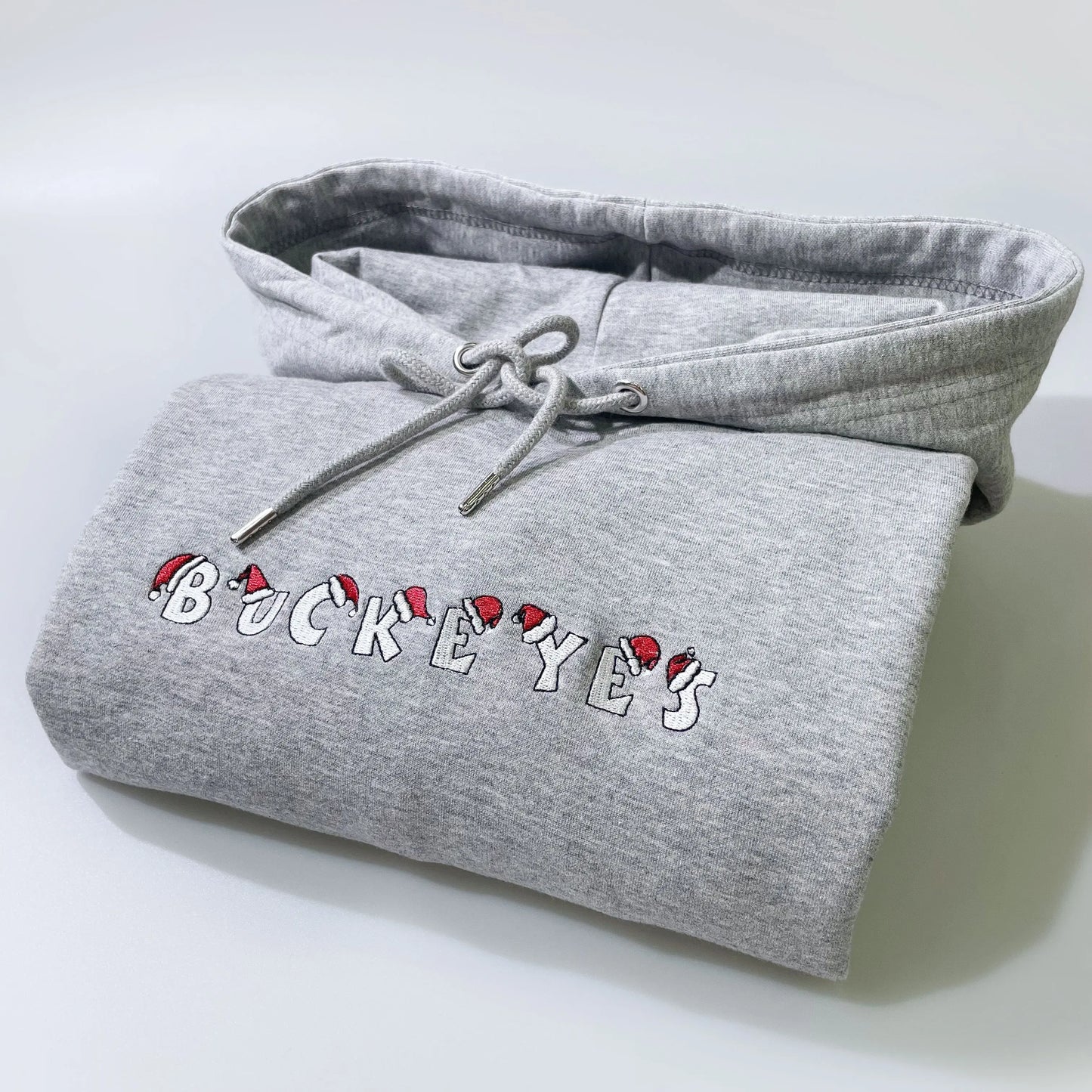 Custom Name Sweatshirt with Christmas Hat