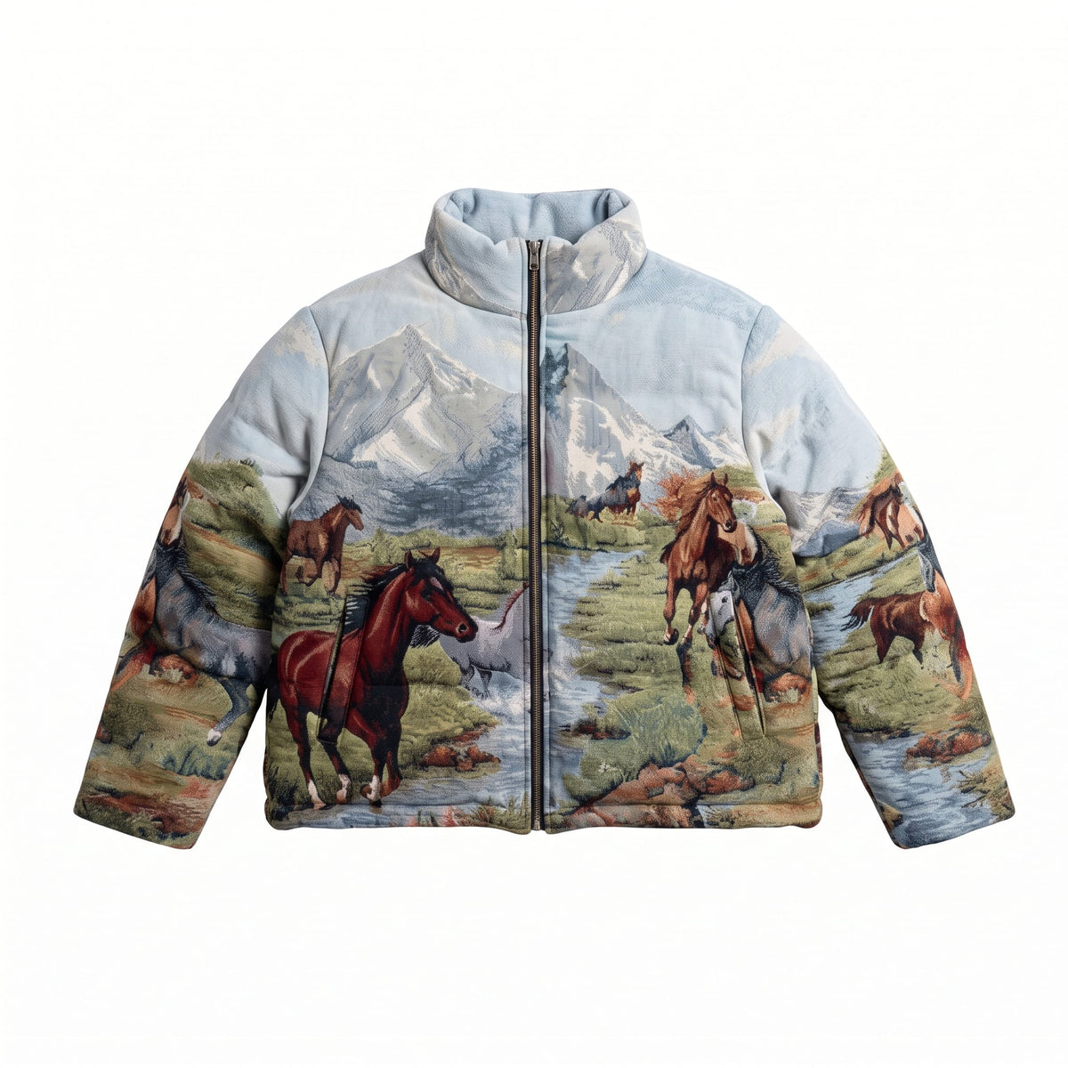 FREE HORSE TAPESTRY COAT