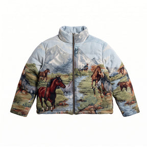 FREE HORSE TAPESTRY COAT