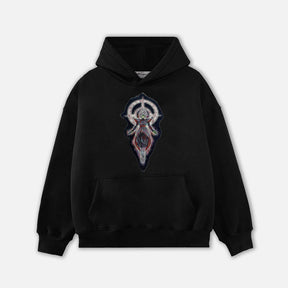 FUSED TAPESTRY PATCH HOODIE-9070