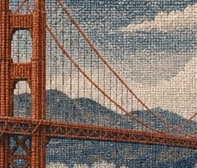 GG BRIDGE TAPESTRY SHACKET