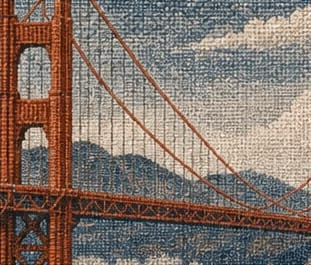 GG BRIDGE TAPESTRY SHACKET