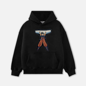 GOKU TAPESTRY PATCH HOODIE-9048